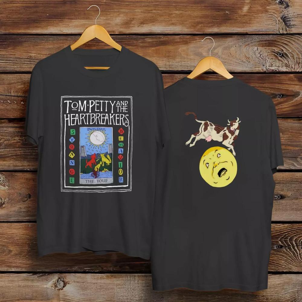 Vintage 1989 Tom Petty And The Heartbreakers Strange Behavior Tour Shirt PP107 Unisex T-Shirt XL