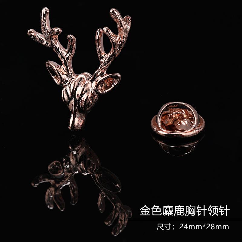 

Gift Box Men S Crystal Brooch Collar Pin Fashion Temperament Suit Corsage Suit Brooch Collar Pin Trend