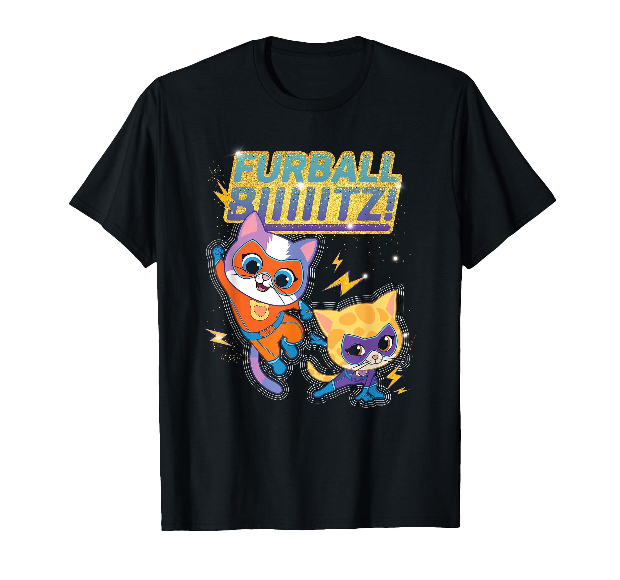 

Disney Junior Super Kitty Sparks and Buddy Furball Blitz! T-shirt чорний