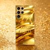 Sleek 24K Gold Anti-slip phone case s26 ultra case s25 ultra case glass for Samsung Galaxy S26 S25 S24 S23 S22 FE Ultra Plus