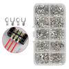 320 Pcs Non-Insulated Ring Fork U-Terminal Connector Wire Connector Durable