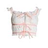 Collective The Label Womens/Ladies Lace Up Crop Top