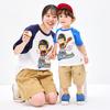 House Hot for boys and [Miki Biscuits] Short-sleeved T-shirt girls, baby, kids, children's clothing, blue, 110cm, 72-5205-142