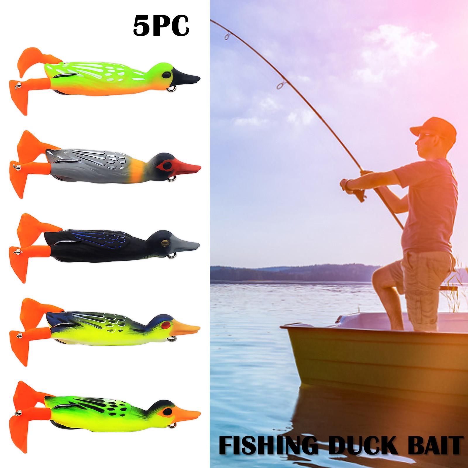 

(Отличный дом)Разноцветные Моделирование рыбалки на открытом воздухе Вращающийся плавник Мягкий 5шт One size