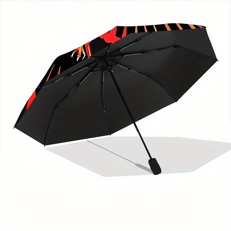 1pc Phoenix Feather Automatic Opening/closing Umbrella with Auto Open/Close, Windproof, Foldable Sunshade yy250811132
