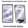 2-in-1 PSA/CGC Graded Card Protective Box Transparent UV Protection Metal Magnetic Case Durable with Stand Card Protective Case