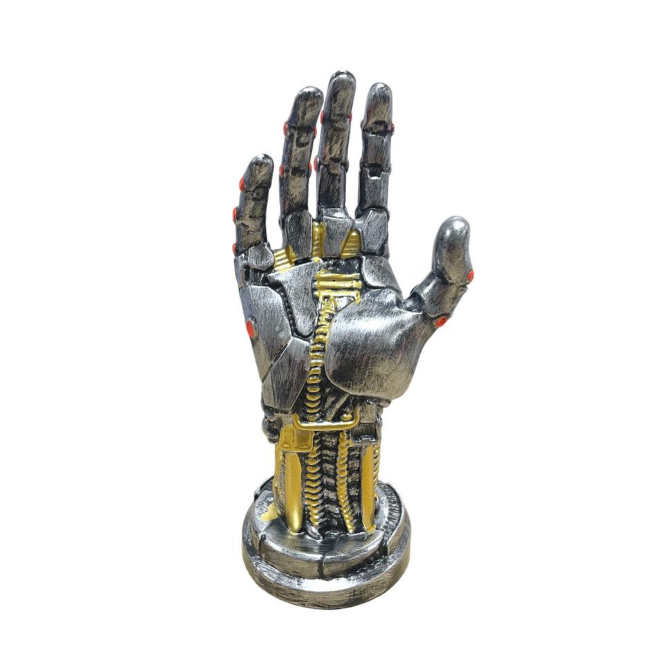 Gotyckie Statuetki Ręki Wiedźmy lub Akcesoria Kreatywny Stojak z Żywicy Cyberpunkowy Mechaniczny Wieszak na Klucze Wieszaki na Torby Ścienna Dekoracja Domu