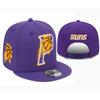 Adjustable Flat Brim Baseball Cap Men Women Streetwear Floral Embroidered Nylon Hat