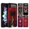 Albanien Pass Harte PC Handyhülle Für Samsung Galaxy Z Flip 6 5 4 Schwarze Hülle Für Galaxy Z Flip 3 Faltbar Stoßfest Capas