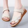 Women Summer Flats Sandals Outdoor Dressy Open Toe Casual Girls Big Size Black Sandals