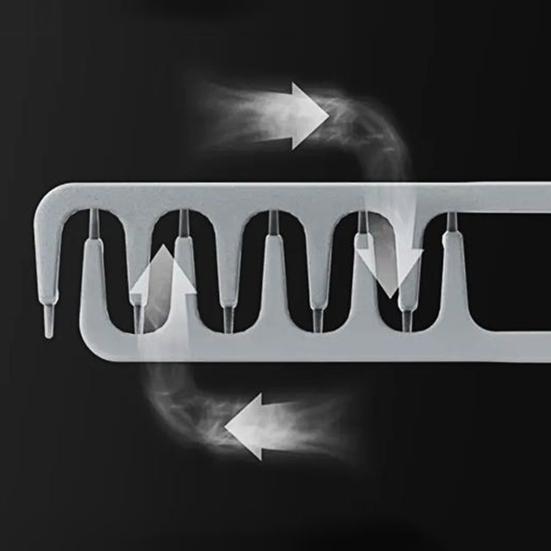 Volumgivende teksturkam bredtannet hårstylingkam røft løft volumverktøy kvinner menn pannelugg skillepleie tilbehør