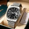 SUNKTA Luxury Simple Quartz Men's Watches Auto Date Luminous Watch for Man Stainless Steel Business Waterproof Men Watch
