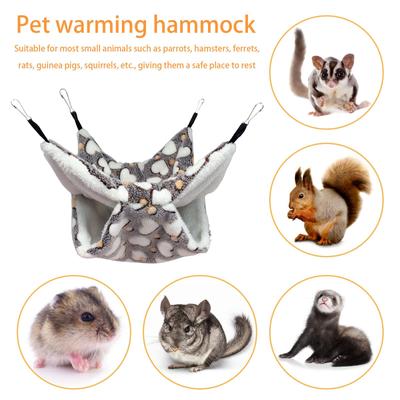 Łóżko piętrowe Hamak Coral Fleece Small Animal Pet