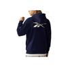 Reebok Logo Casual Fashion Comfortable Hoodie Jacket Unisex Outerwear Navy-Blue 24FRE101UGN2