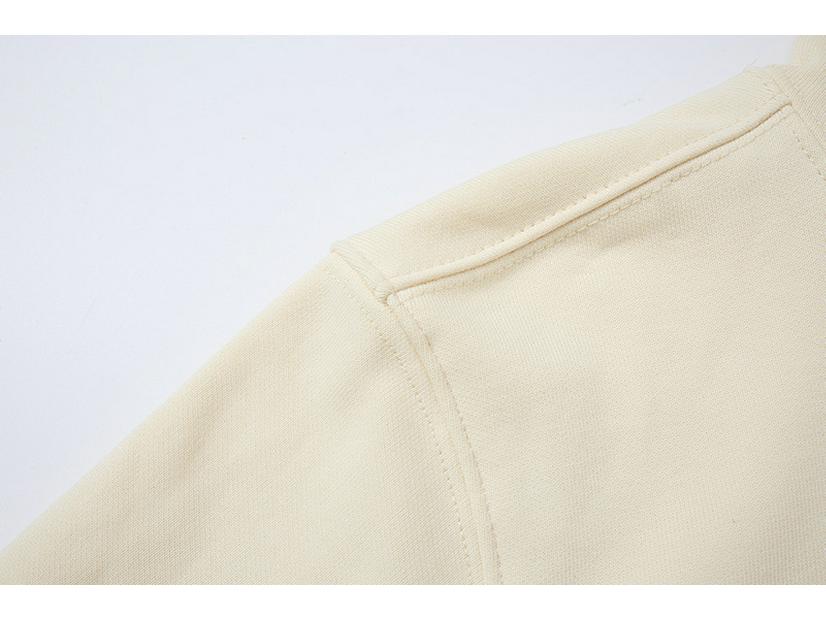 CROSSSTONE Unisex Trendy Pullover: Autumn/Winter 380g Combed Cotton, Plus Velvet, Loose Casual Fit with Hood