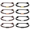 Customize Woven Korean Waxed Polyester Cord Bracelet Handmade Adjustable Thread Rope Bracelets Gift For Women Men