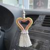 Car Rearview Mirror Pendant Hanging Keychain Accessories Woman Gift Handmade Decoeation Bag Pendant Car Decoration Accessories