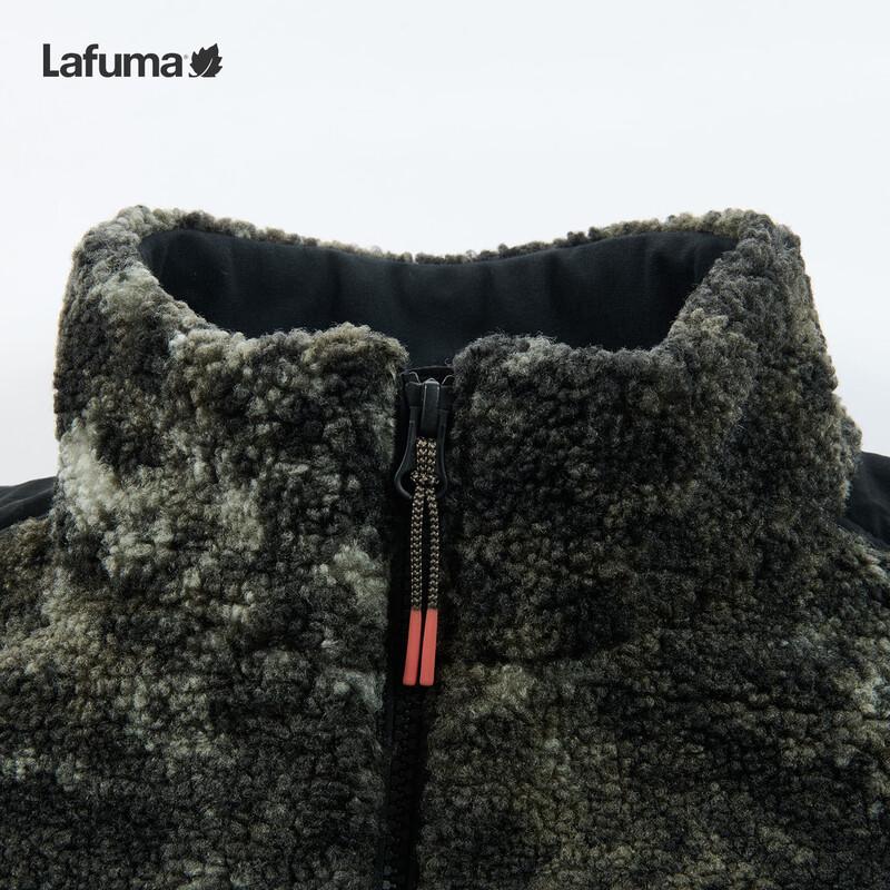 LAFUMA Men's Knitted Patchwork Stand Collar Fleece Jacket