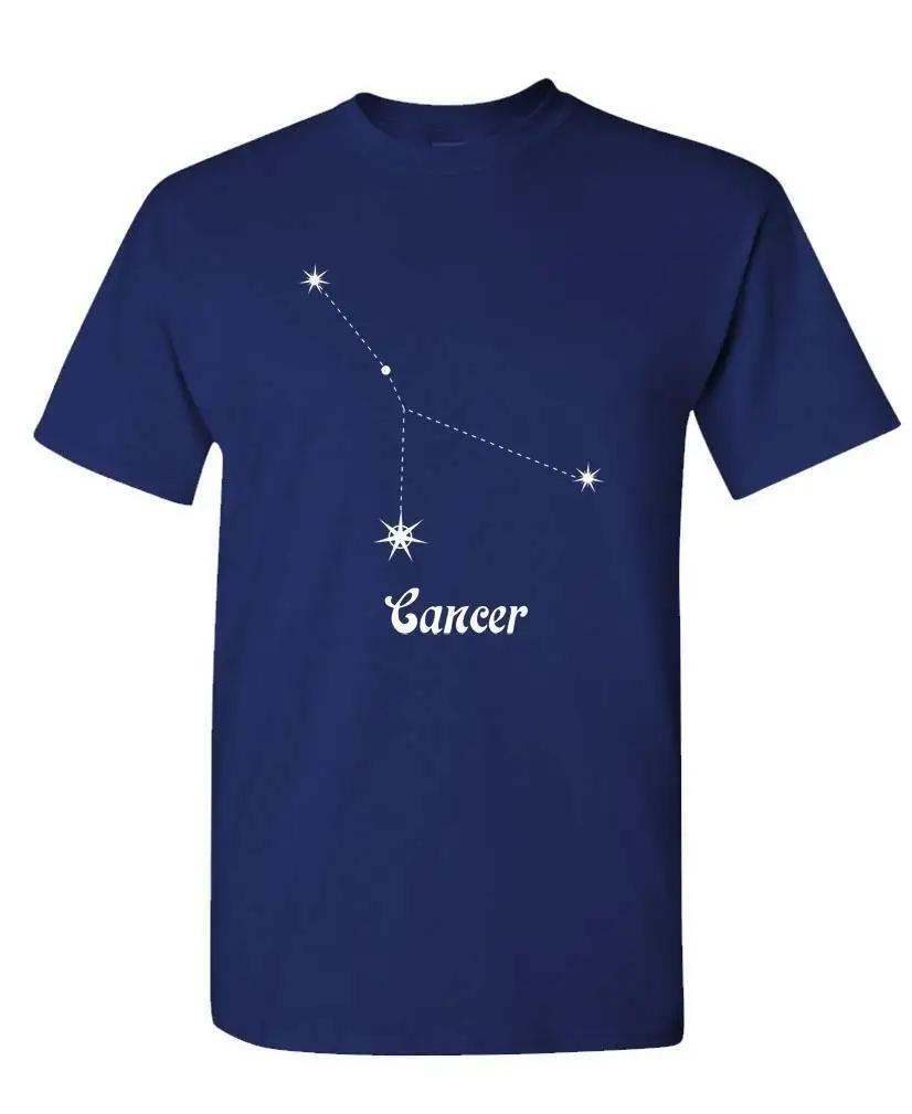 Constellation Horoscope Zodiac Cancer Birthday Present Mens TShirt Summer Cotton Short Sleeve ONeck Unisex T Shirt New S3XL