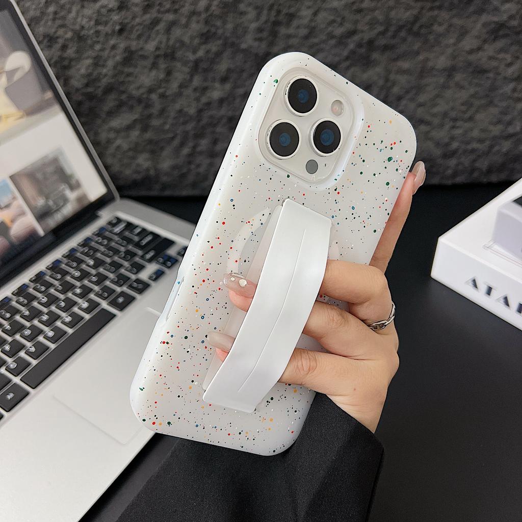 New Product for IPhone17ProMax Colorful Magnetic 16 Phone Case Wristband for Apple 15pro Phone Case