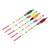 5PCS Multiple Color Balsa Wood Fishing Float Bobber Bite Indicator Angling Equipment(5+2g )
