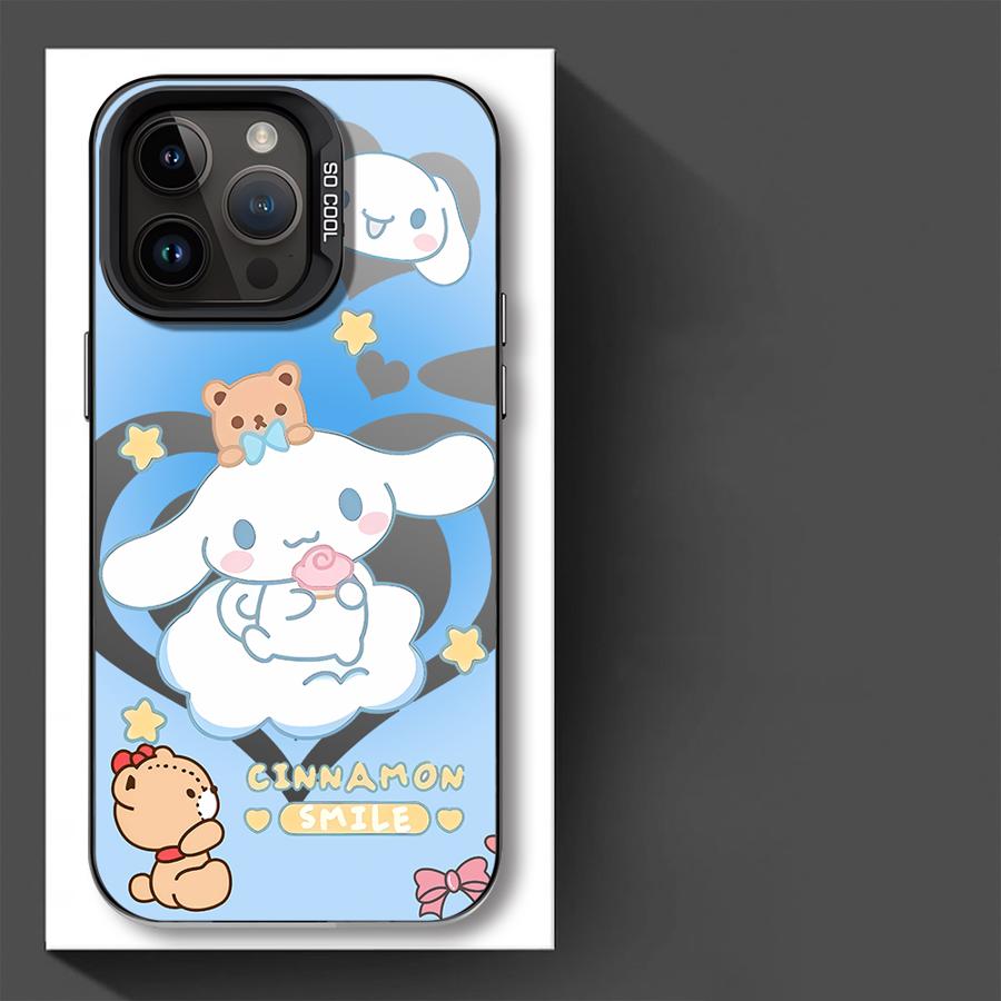 Phone Case for iPhone 14 15 16 Plus 11 12 13 Pro Max 17 Air 16e Soft Cover Cartoon Hello Kitty Cinnamoroll
