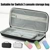 Console Hard Pouch EVA Bag for NS2 Shockproof Travel Carrying Case with Pocket and Handle Scratchproof Storage Box