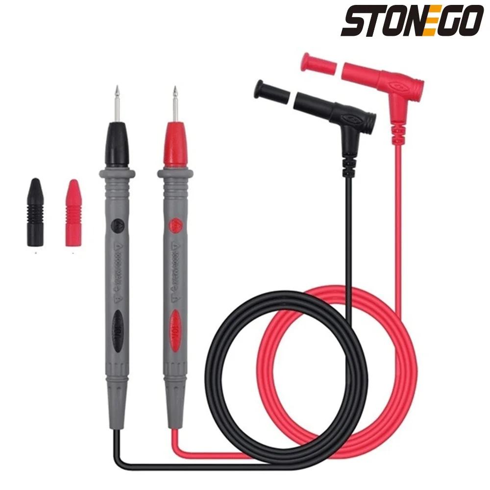 Universal Digital Multimeter Probe Tester with Needle Tip 20A Test Lead Cable 1 Pair Professional Measuring Tool