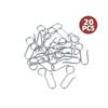 62KD Lightweight Metal S Hooks for Curtain Mounting Convenient Hooks for Curtain Hangings Track Drapery Hook Pin Hangers