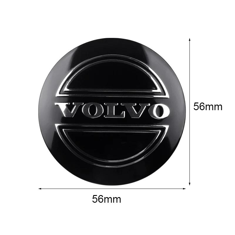 4 ks 56MM Dekal na středovou pokličku kola auta Samolepky na středové krytky kol Pro Volvo XC90 V90 V60 XC60 V40 EC40 EX40 S80 S60 S90 C40 XC40 V70 XC70 C30 C7