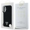 Guess Denim Triangle Logo MagSafe Case for iPhone 16 Black