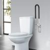 Wall-mounted Bathroom Toilet Grab Bar,foldable and Non-slip Safety Handle, for the Elderly, Pregnant Women, Disabled Individuals