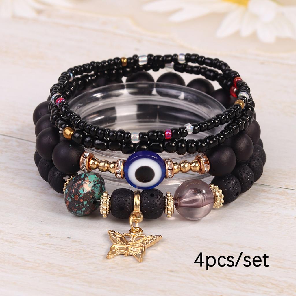 JYL TS Bracelet Bohemian  Evil Eye Set Style Provides Strong Protection