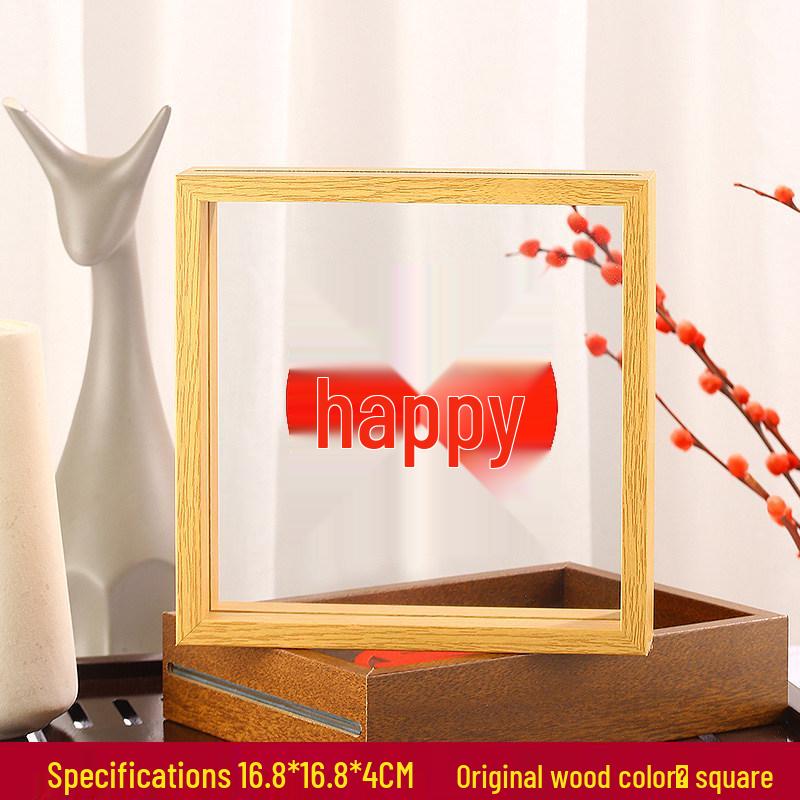 Red Xi Character Photo Frame for Wedding Tabletop & Bridal Chamber Decoration - Perfect Gift & Photo Prop for Newlyweds
