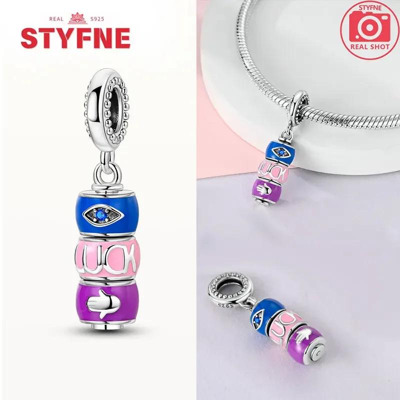 Copperour Lady Charm Bead The Virgin Mary Dangle Fitoriginal Bracelet Pendants Jewelry Marking Fine Gift For Women