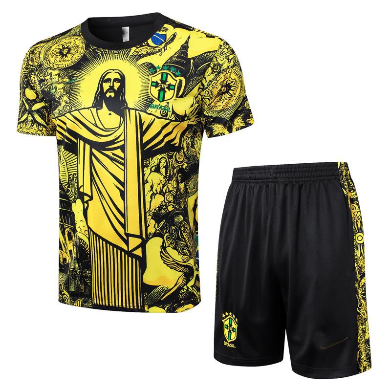 Football Training Jersey 2425 Riyadh Chelsea Barcelona Paris Real Madrid Arsenal Jersey Short-Sleeved Set