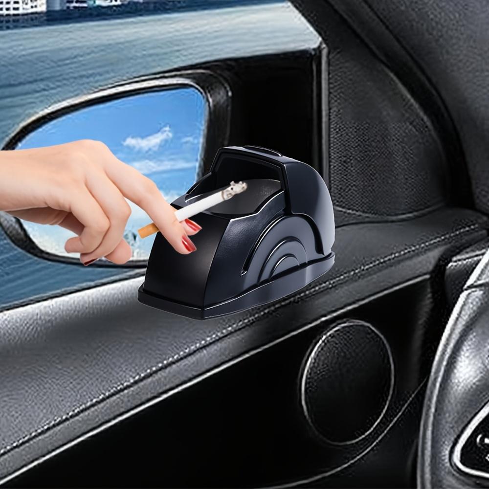 Car Ashtray Convenient Ash Storage with A Key To Open The Lid To Prevent Ash Flying Car Supplies Ashtray
