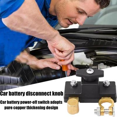 Battery Disconnect Knob Automotive Safe Battery Shut Off Battery Shut Off Replacement Sturdy Battery Power Cut For Car Marine