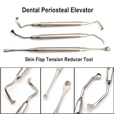 Dental Implant Surgical Instrument Periosteal Elevator for Reflecting Retractor Serrated Tip Skin Flap Tension Reducer Tool