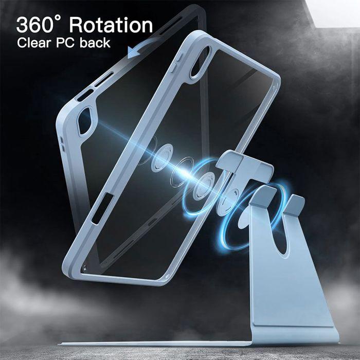 Shockproof Case - BOOLING - for iPad A16 (11 ") / iPad 10 2022 (10.9") - Rotary - with Pen Holder - Blue