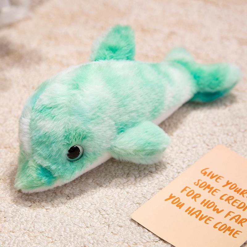 Schattig Regenboogkleurig Oceaan Dieren Pluche Kussen Opgezette Dolfijn Rog Kreeft Schildpad Octopus Zeester Zacht Kussen Decor Cadeau