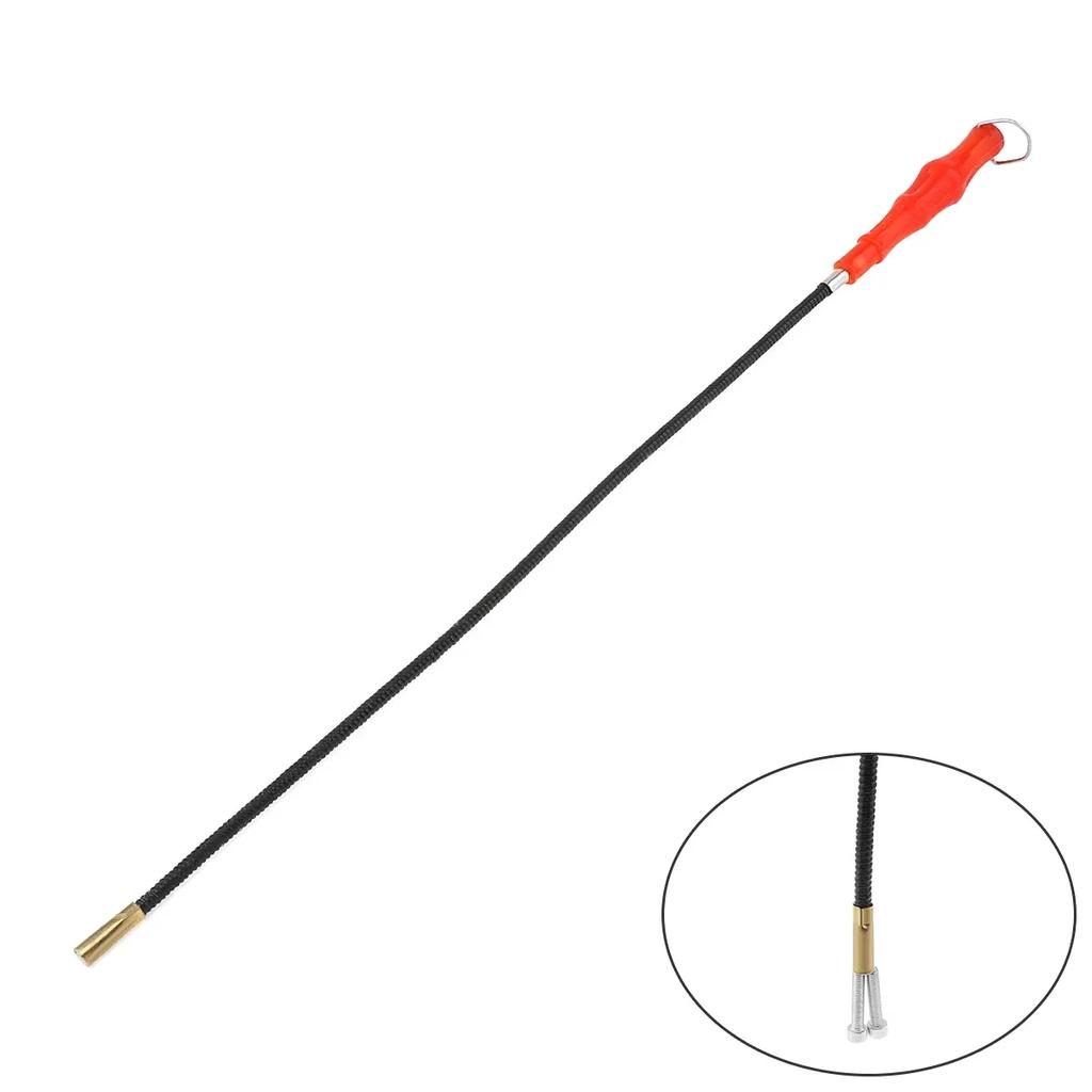 Starkes magnetisches Aufnahmewerkzeug, flexibler Magnet, Federgriffgreifer, Handwerkzeuge zum Aufnehmen von Muttern und Bolzen, verstellbarer Aufnahmestab