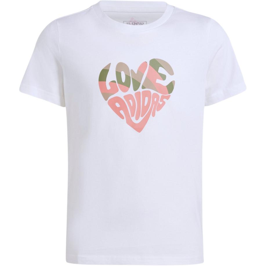 Adidas Kids T Shirts Crew Neck Moderate IW2484 128