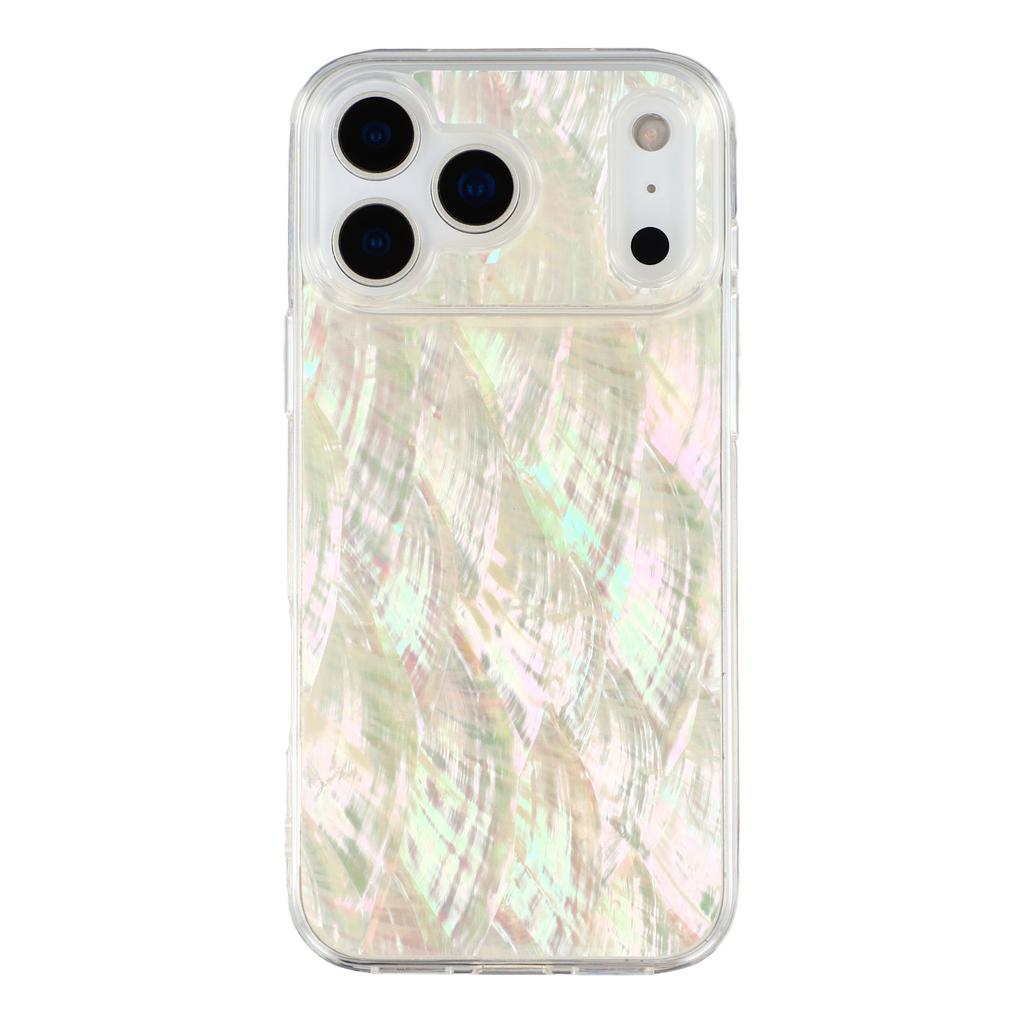 JAUCASE For iPhone 17 Pro Max Magnetic Case Natural Seashell Design TPU Phone Back Cover