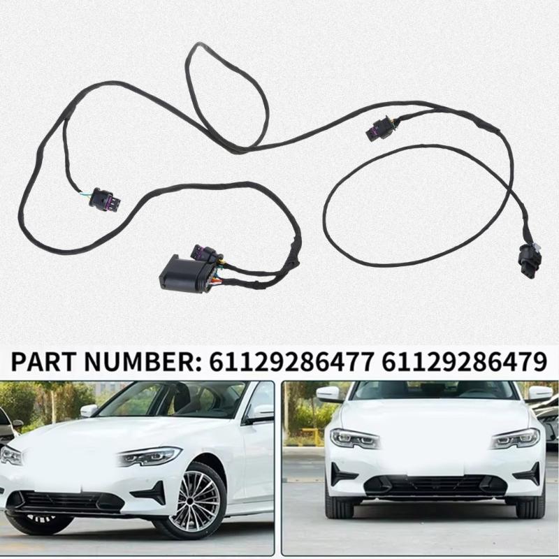Front Bumper Parking Sensor Wiring Harness Replace 61129286479 Parking Sensor Wiring Automotive Accessories