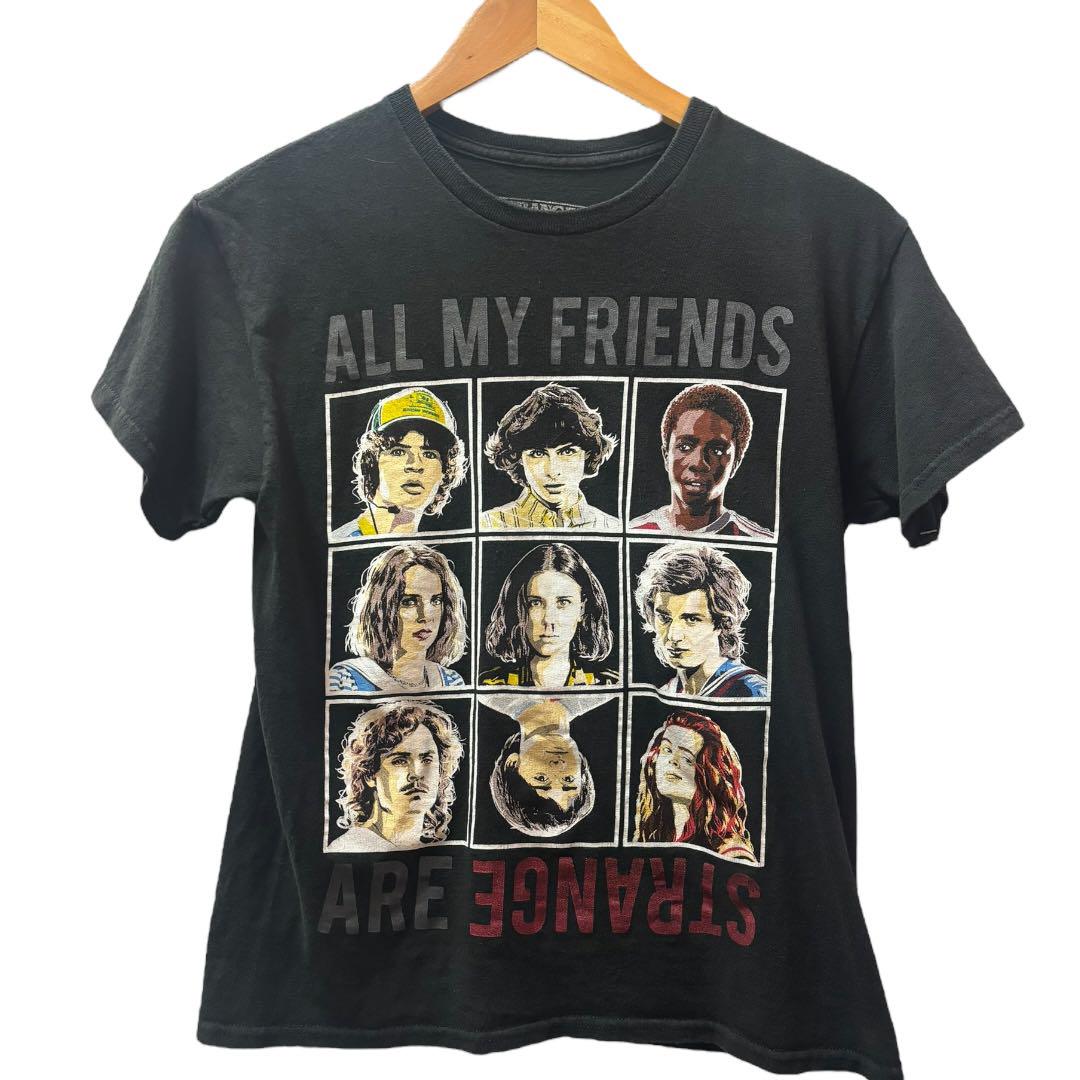 

[Б/У] ОЧЕНЬ СТРАННЫЕ ДЕЛА Футболка из фильма «Очень странные дела», винтажная одежда с персонажами