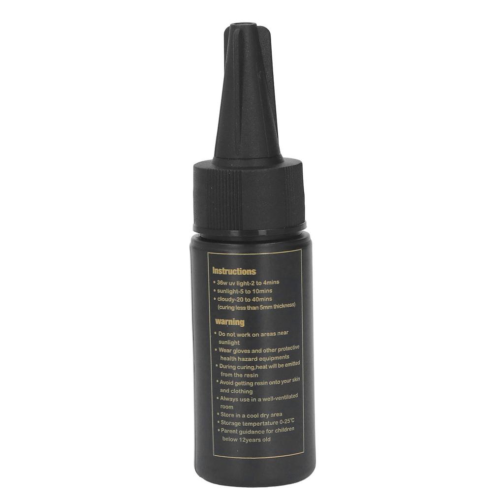 Resina UV Inodore Trasparente Polimerizzazione Rapida Tappo Generico Sigillatura Sicura Resina Trasparente per Colata per Artigianato 25g