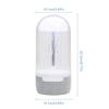 Creative Colorful Jellyfish Lamp Bluetooth-Compatible Speaker HiFi Stereo LED Jellyfish Light 1800mAh Floating Jellyfish Speaker