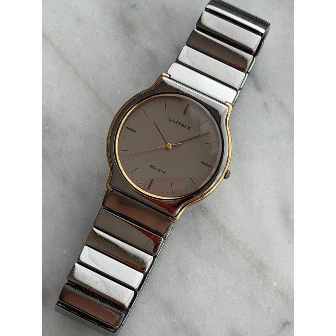 [Battery replaced] SEIKO LASSALE Metal Quartz