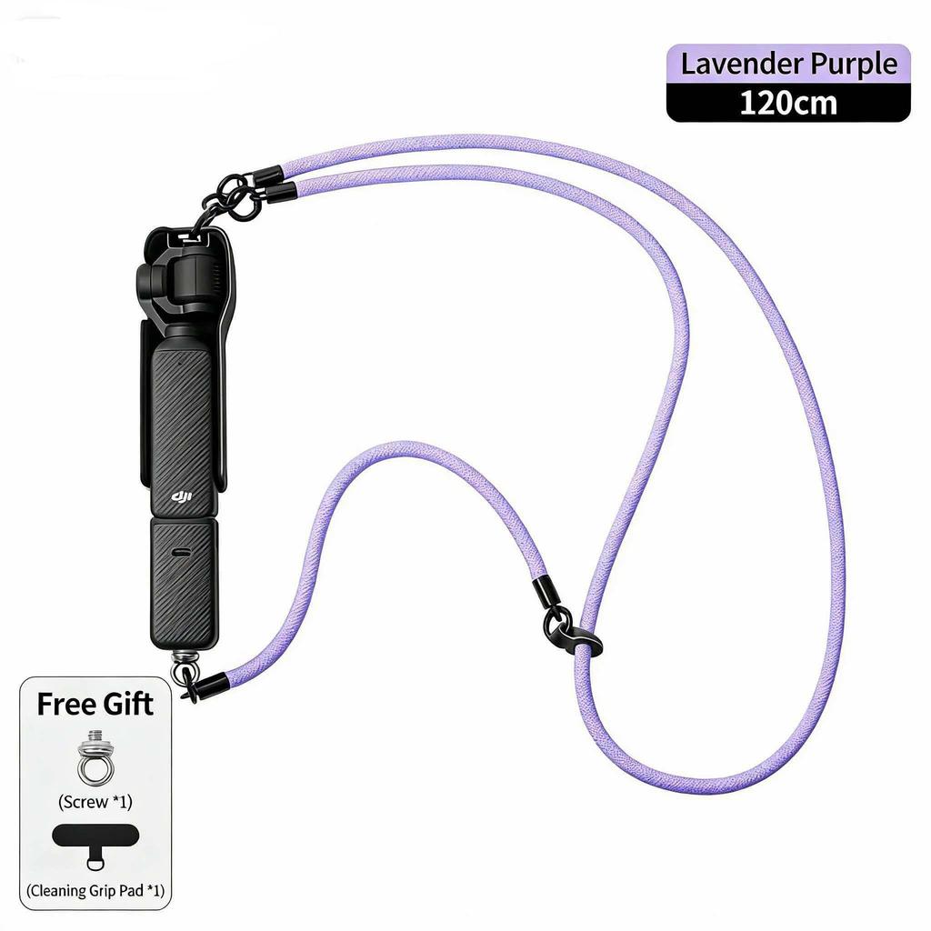 Silicone Case for DJI Osmo Pocket 3 Handheld Gimbal Camer Multi-Functional Wrist Lanyard with Detachable Outdoor Anti-Lost Straps